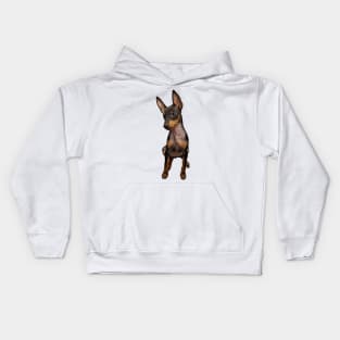 Manchester Terrier Puppy Dog Kids Hoodie